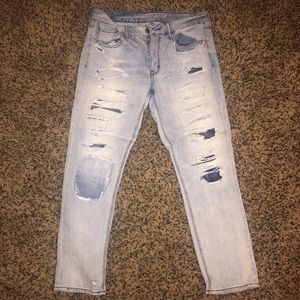 American eagle ripped jeans
